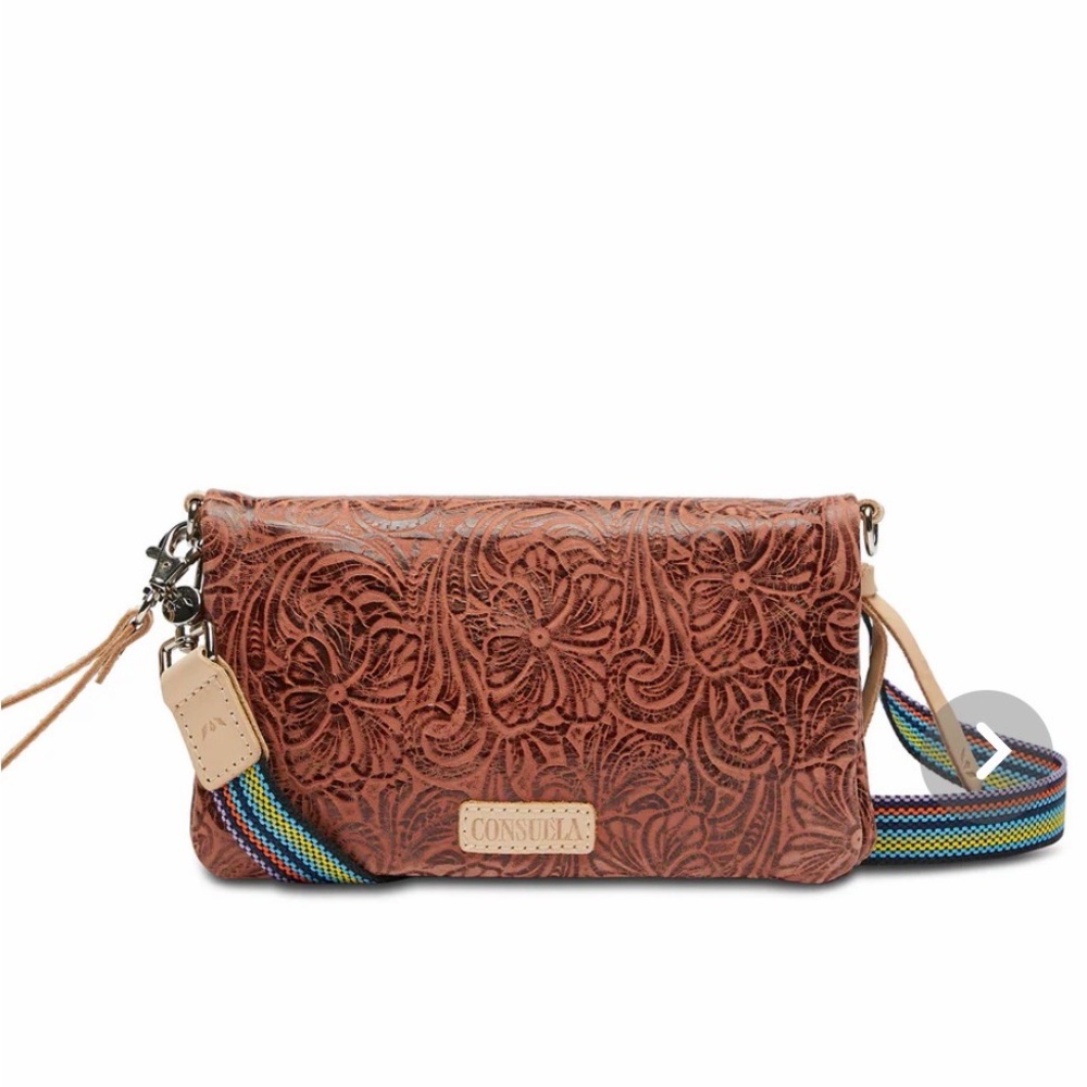 Consuela Sally Crossbody Bag with Colorful Strap